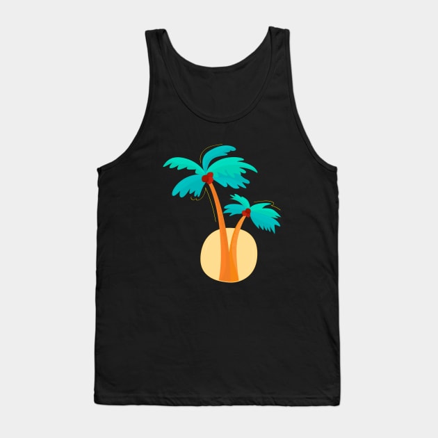Palm Trees Tank Top by fromherotozero